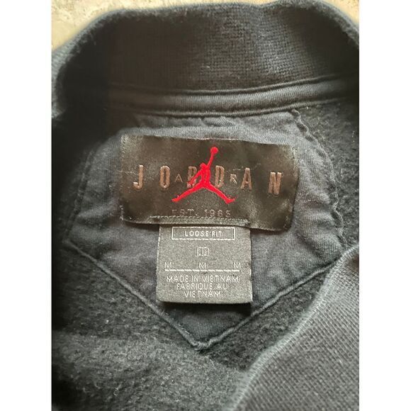 Jordan Black Sweatshirt with Logo - Picture 3 of 7